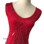 Robe années 20, design classique à franges