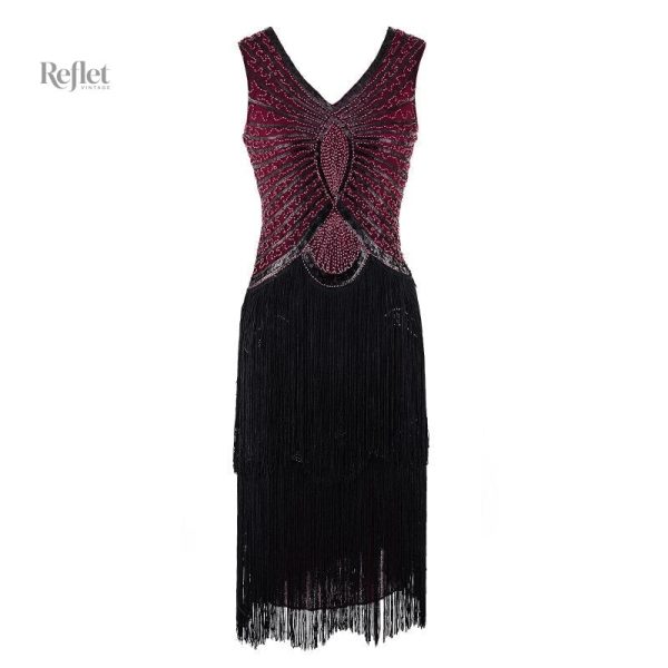 Robe élégante années 30 pour événements spéciaux