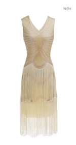 Robe années 30 avec ceinture cintrée