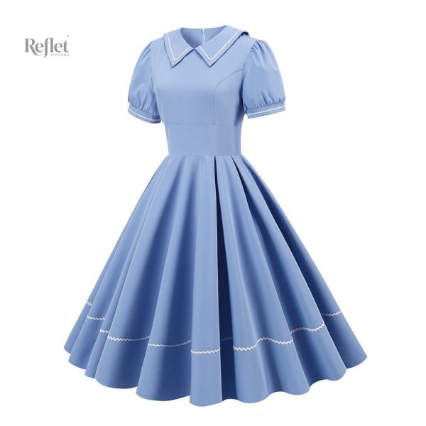 Robe années 60, coupe classique et féminine