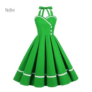 Robe vintage élégante, inspirations années 60, mode féminine