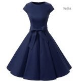 Robe à motifs géométriques vintage années 30