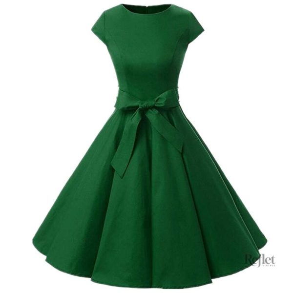 Robe à texture douce année 30