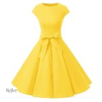 Robe courte vintage à pois des années 30