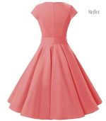 Robe fluide à motif floral années 30