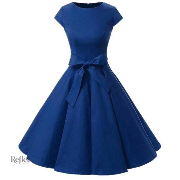 Robe d'époque année 30 avec ceinture