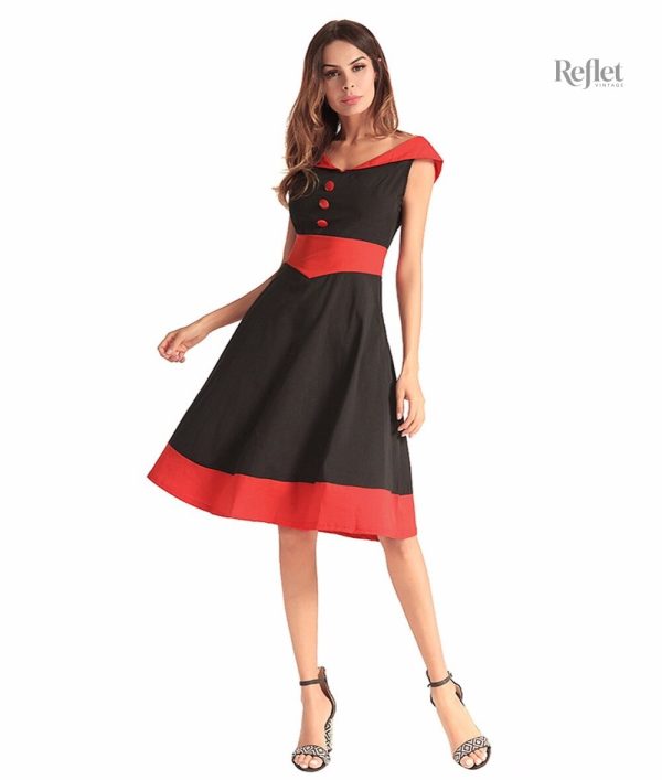 robe-vintage-annee-50-1 Robe vintage chic des années 50