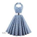 Robe à motifs typiques des années 50