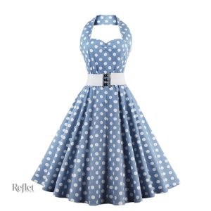 Robe à motifs typiques des années 50
