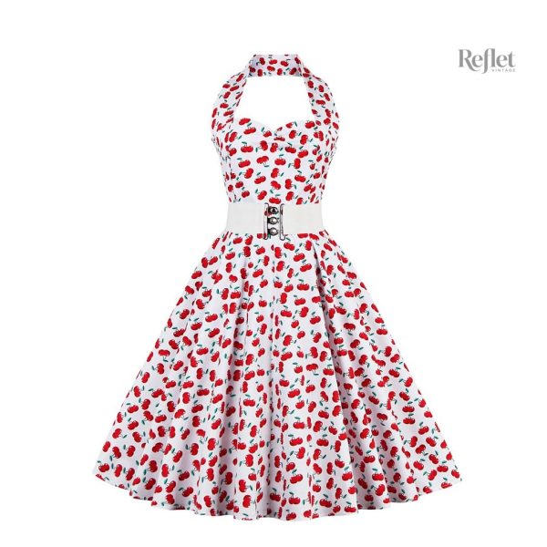 Robe vintage années 50 avec silhouette flatteuse