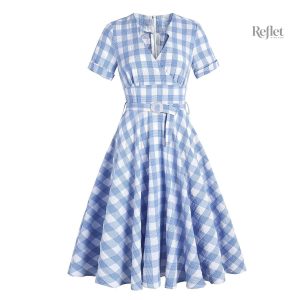 Robe rétro style années 60, élégante et féminine