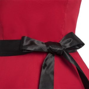 Robe rétro rouge style années 60