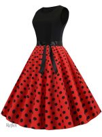 Robe à motif vintage, style années 60 chic