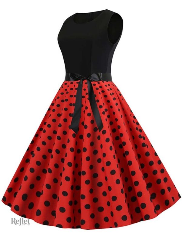 Robe à motif vintage, style années 60 chic