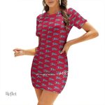 Robe années 70 à motifs colorés
