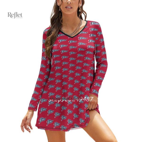 Robe années 70, tissu léger et fluide