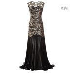 Robe longue à franges année 20