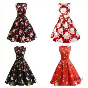 Robe vintage années 50 rétro chic et élégante