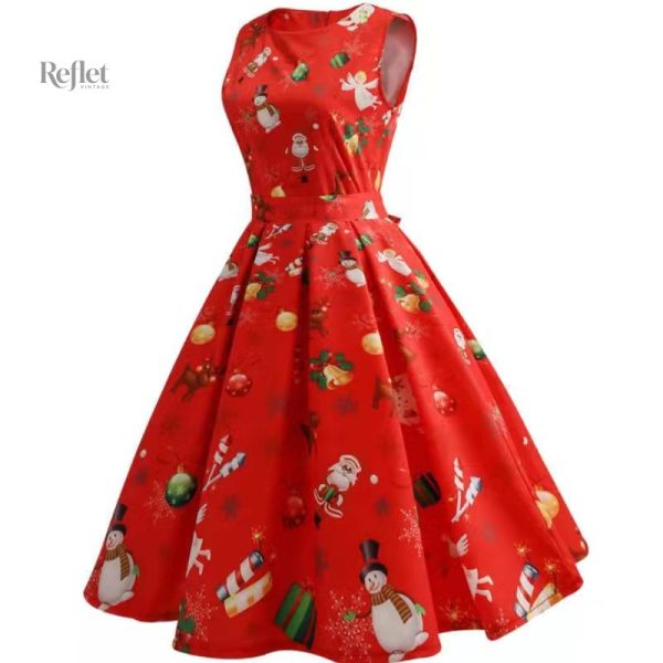 Robe rétro années 50 au style intemporel