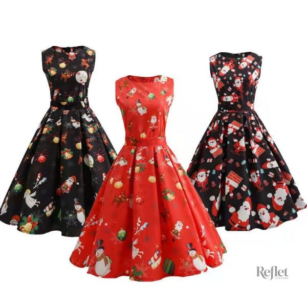 Robe à l'ancienne années 50, parfaite pour l'été