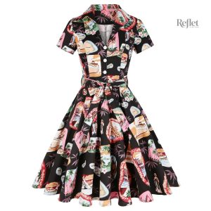 Robe vintage authentique années 60