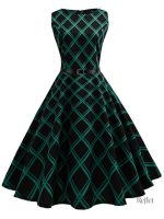 Robe midi, tendance années 70