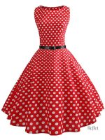 Robe vintage à col, look années 70