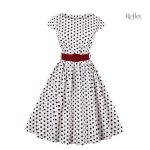 Robe rétro années 60 avec motifs colorés