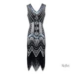 Robe années 30 à manches