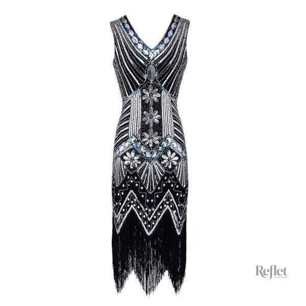 Robe années 30 à manches