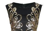 Robe vintage grande taille inspirée des années 30