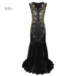 Robe à manches longues, style années 30 pour grandes tailles