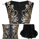 Robe style années 30, coupe ample et féminine