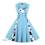 Robe vintage rétro, style années 50