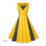 Robe rétro à pois, inspiration vintage des années 50