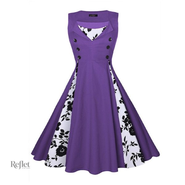 Robe style 50, élégance vintage intemporelle