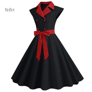 Robe rétro élégante années 70