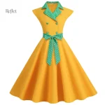 Robe colorée inspirée des années 70