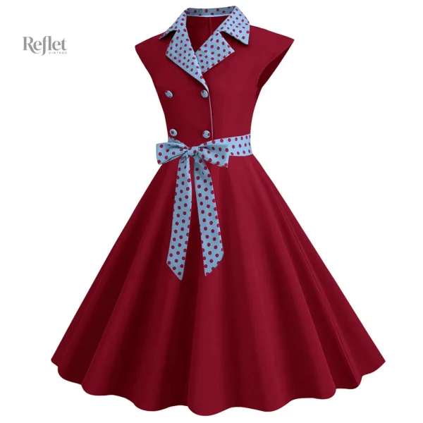 Robe tendance rétro années 70