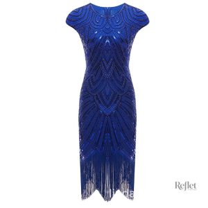 Robe 30s avec motifs classiques pour un style authentique