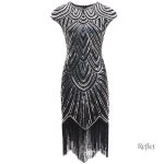 Robe rétro chic inspirée des années 30, tendance intemporelle