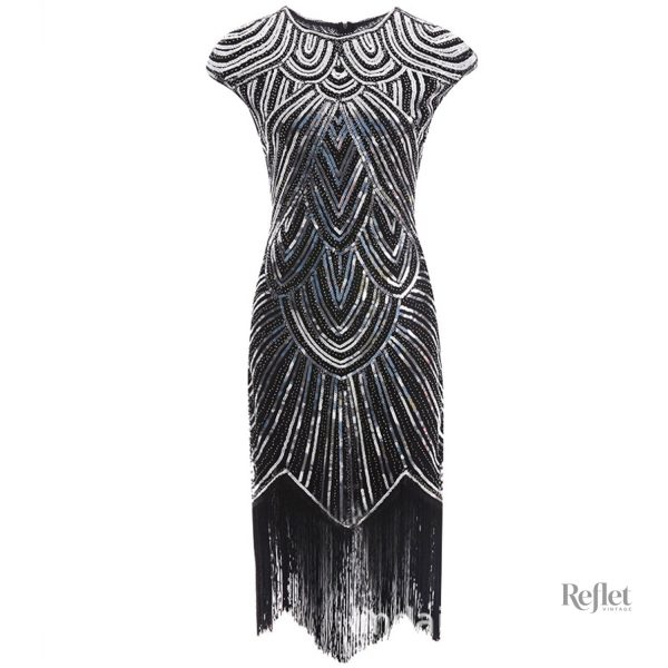 Robe rétro chic inspirée des années 30, tendance intemporelle