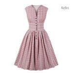 Robe chic avec volants, style années 30