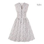 Robe d'époque années 30, design classique