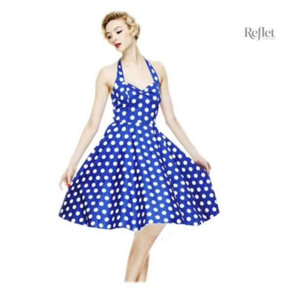 Robes classiques à pois, style années 50