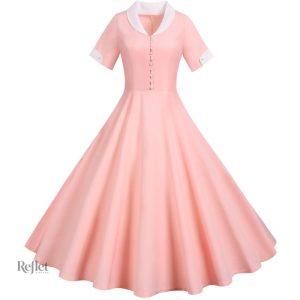 Look années 60 : robe à fleurs économique