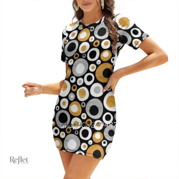 Robe courte style année 70, idéal pour l'été