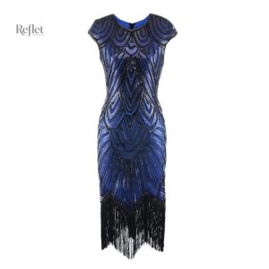 Robe rétro années 30, tissu léger et confortable