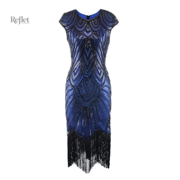 Robe rétro années 30, tissu léger et confortable