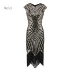 Robe vintage années 30 avec ceinture accentuée